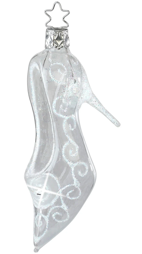 Inge Glass Cinderella's Glass Slipper Ornament 3 Inge Glass Cinderella's Glass Slipper Ornament