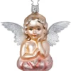 Inge Glass Romantic Angel Ornament 2 Inge Glass Romantic Angel Ornament