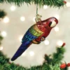 TheHolidayBarn.com Christmas Tropical Parrot Ornament