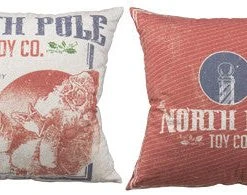 Primitives By Kathy Christmas North Pole Toy Company Pillow