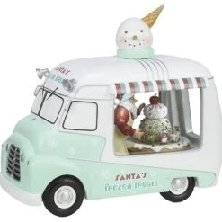The Holiday Barn Christmas Music Boxes Santa's Frozen Treats Music Box