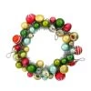 Raz Christmas Retro Silver Tinsel Ornament Wreath