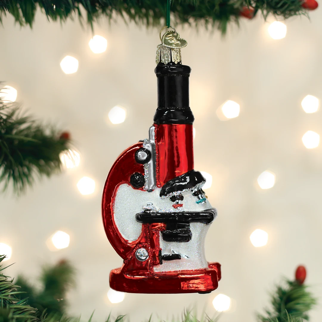 TheHolidayBarn.com Microscope Ornament Christmas 3 TheHolidayBarn.com Microscope Ornament Christmas