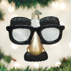Old World Christmas Funny Face Glasses Ornament