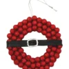 Bethany Lowe Retro Santa Belt Wreath Ornament