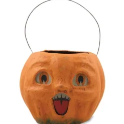 Bethany Lowe Happy Vintage Pumpkin Bucket