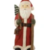 Bethany Lowe Santa With Staff Red - 20" Tall 1 Bethany Lowe Santa With Staff Red - 20" Tall