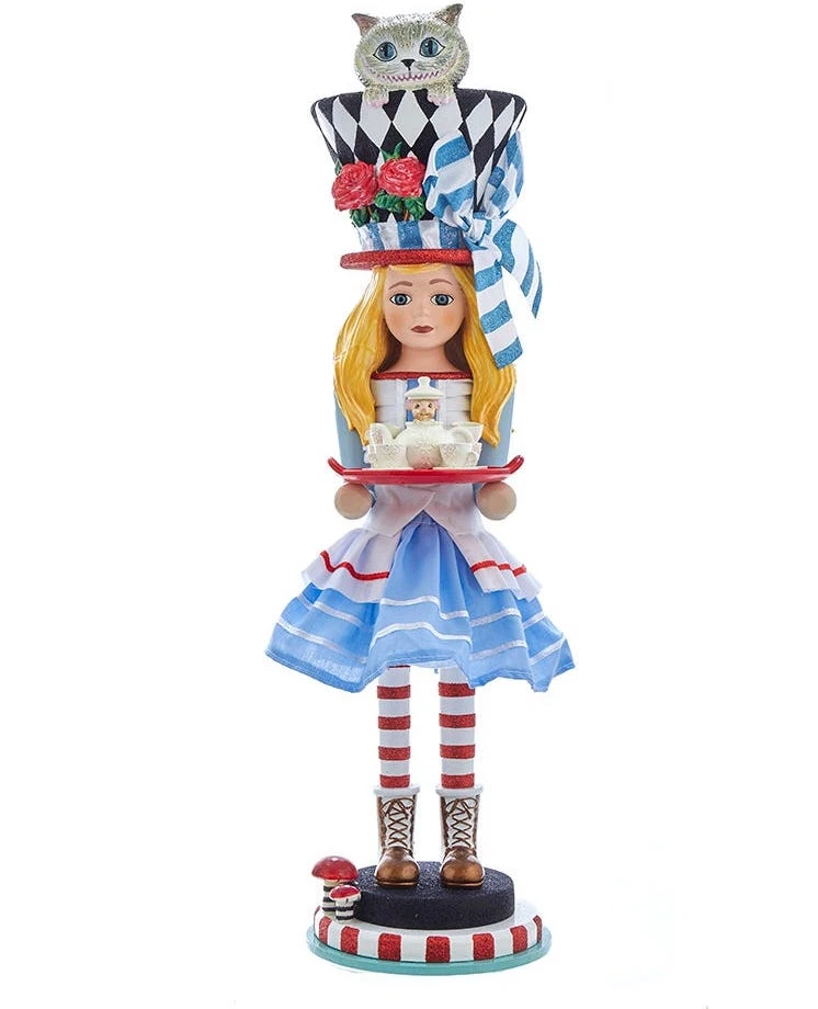 Kurt Adler New! Alice's Adventures In Wonderland Nutcracker 3 Kurt Adler New! Alice's Adventures In Wonderland Nutcracker