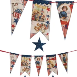 Bethany Lowe Americana Star Garland New!