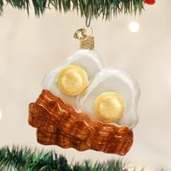 Old World Christmas Bacon And Eggs Ornament