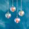 Glitterville Balloon In Glass Ball Ornaments