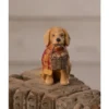 Bethany Lowe New! Fall Pup With Scarf & Apple Basket