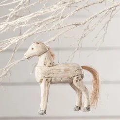 Bethany Lowe Holiday Spirit Horse Ornament