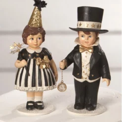 Bethany Lowe Up At Midnight, New Years Figurines