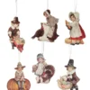 Bethany Lowe Thanksgiving Child Dummy Board Ornaments New!