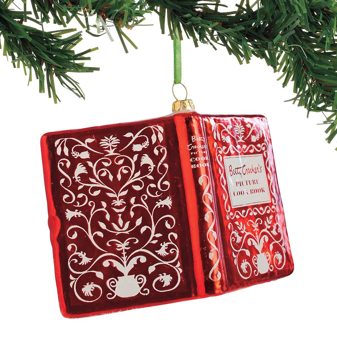 Enesco Betty Crocker Cookbook Ornament New! 3 Enesco Betty Crocker Cookbook Ornament New!