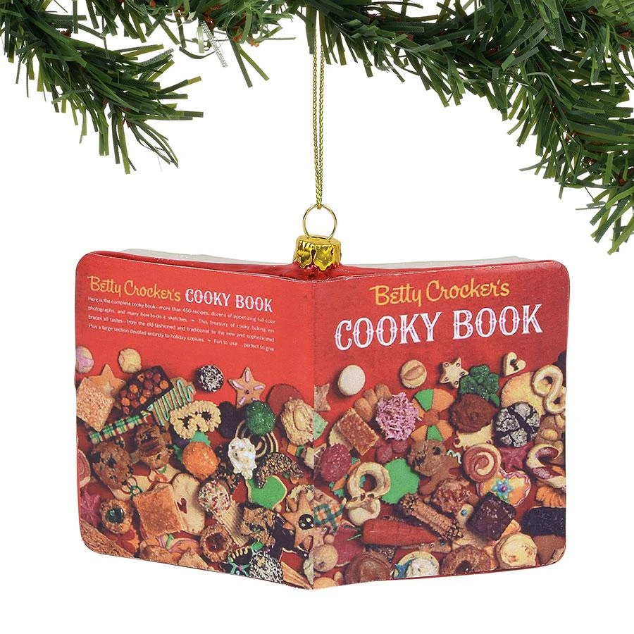 Enesco Betty Crocker Cookie Cookbook Ornament 3 Enesco Betty Crocker Cookie Cookbook Ornament