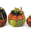 Katherine's Collection New! Bewitching Bash Paper Maché Pumpkins