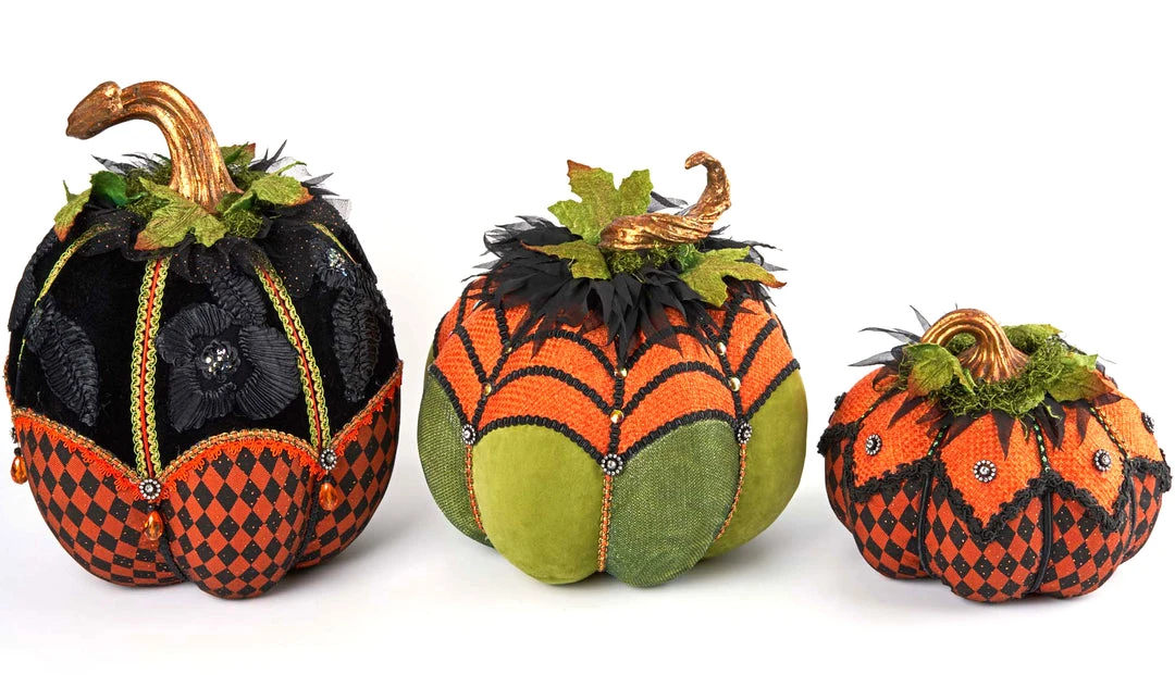 Katherine's Collection New! Bewitching Bash Paper Maché Pumpkins 3 Katherine's Collection New! Bewitching Bash Paper Maché Pumpkins