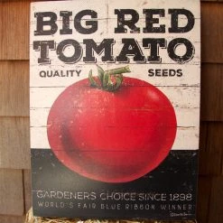 Primitives By Kathy 4th Of July Big Red Tomato Sign