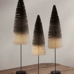 Bethany Lowe Black And White Ombre Trees