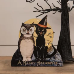 Bethany Lowe Black Cat And Owl Friends Dummy Board