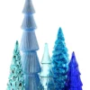 Cody Foster Blue Candy Glass Trees, Large 1 Cody Foster Blue Candy Glass Trees, Large