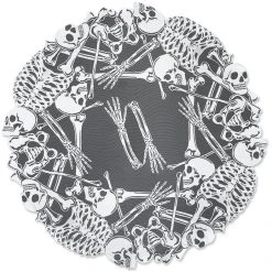 Heritage Lace Lace And Bones Round Table Topper Pillows