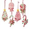 Kurt Adler Candy Cane Treats Ornament Set