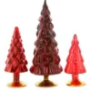 Cody Foster New! Candy Red Glass Trees