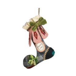 TheHolidayBarn.com Charlotte Stocking Accent Pillow Christmas