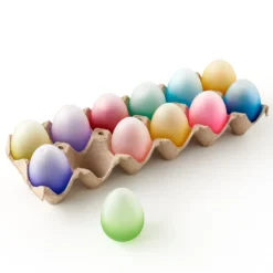 TheHolidayBarn.com New! Frosted Ombre Glass Eggs