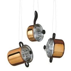 Midwest-CBK Christmas Copper Pot Ornaments