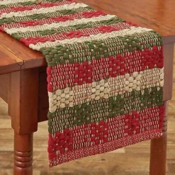 Park Designs New! Country Christmas Cotton Weave Runner