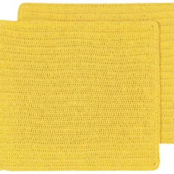 TheHolidayBarn.com New! Crocheted Dishcloths, Yellow
