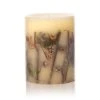 Rosy Rings Evergreen Forest Botanical Candle Christmas