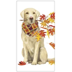 Mary Lake-Thompson Fall Fun Lab Towel New!