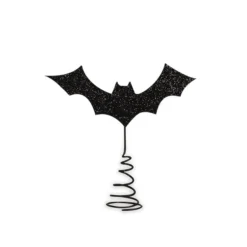 Bethany Lowe Glittered Bat Tree Topper