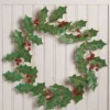 Bethany Lowe New! Glittered Tin Holly Wreath 2 Bethany Lowe New! Glittered Tin Holly Wreath