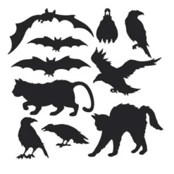 Beistle Halloween Silhouette Cutouts Beistle Vintage Halloween