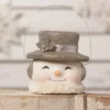 Bethany Lowe Happy Snowman Bucket, Platinum 2 Bethany Lowe Happy Snowman Bucket, Platinum