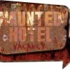 Sunstar Halloween Haunted Hotel Sign 2 Sunstar Halloween Haunted Hotel Sign