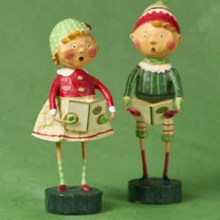Henry And Holly Come Caroling Figurine, Lori Mitchell