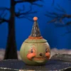 Bethany Lowe New! Jackie Green-O-Ween Pumpkin Jar 1 Bethany Lowe New! Jackie Green-O-Ween Pumpkin Jar