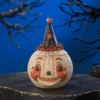 Bethany Lowe Jackie White-O-Ween Pumpkin Jar New!