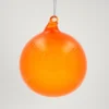 TheHolidayBarn.com Jim Marvin Citrus Orange Bubblegum Glass Ornaments