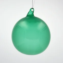 Winward New! Jim Marvin Eucalyptus Green Bubblegum Glass Ornaments