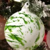 Winward Jim Marvin Green Mint Carly Glass Ball Ornaments New!