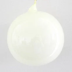 Winward Jim Marvin Ivory Bubblegum Glass Ornaments