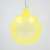 Winward Jim Marvin Pale Yellow Bubblegum Glass Ornaments New!